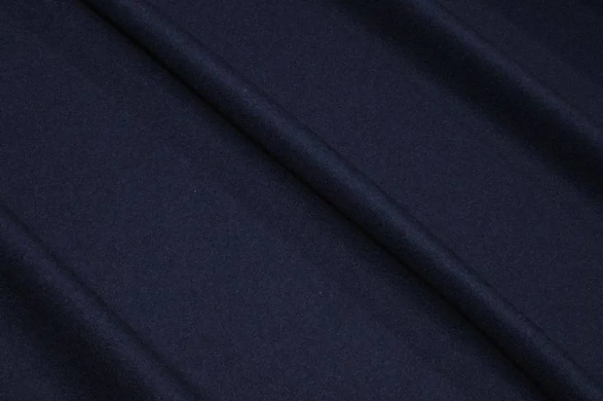 TESSUTO CAPPOTTO PURA LANA BLU