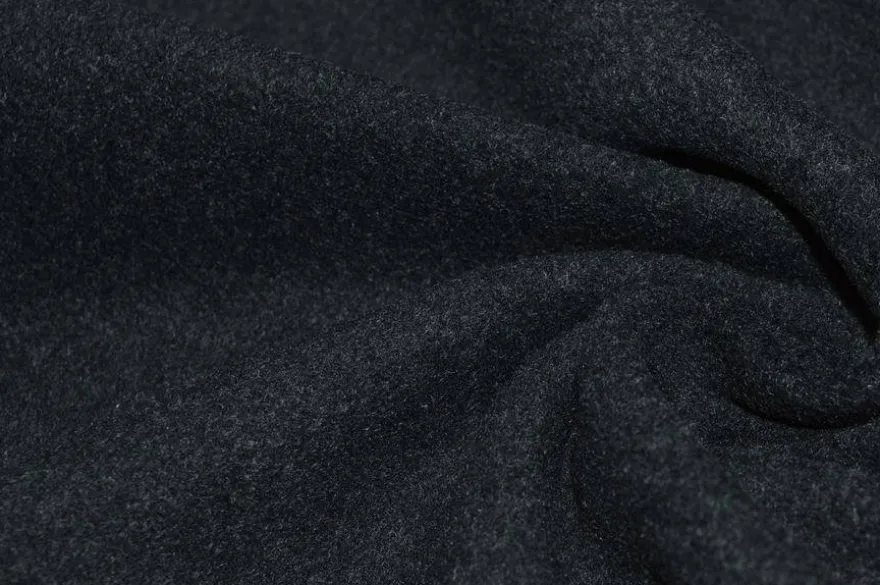 TESSUTO CAPPOTTO PURA LANA GRIGIO ANTRACITE