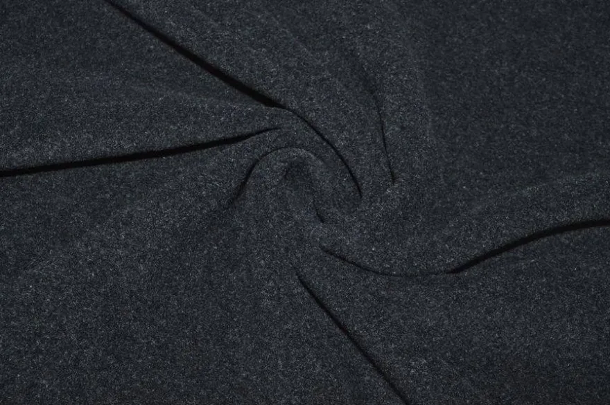 TESSUTO CAPPOTTO PURA LANA GRIGIO ANTRACITE