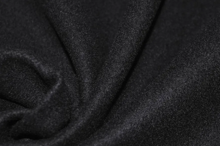 TESSUTO CAPPOTTO PURA LANA NERO
