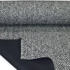 TESSUTO CAPPOTTO PURA LANA SPINATO BIANCO NERO