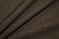 TESSUTO CAPPOTTO PURA LANA VELOUR MARRONE
