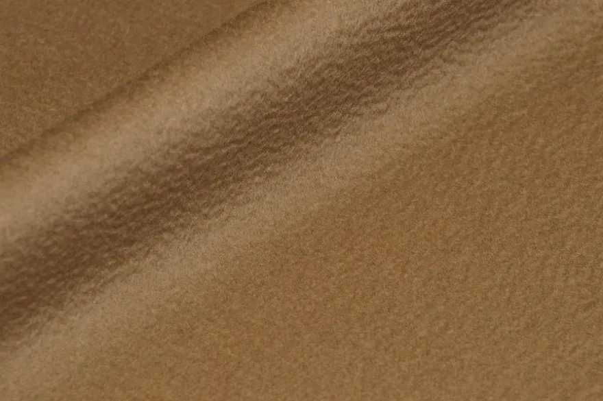 TESSUTO CAPPOTTO PURO CASHMERE ZIBELLINATO CAMMELLO