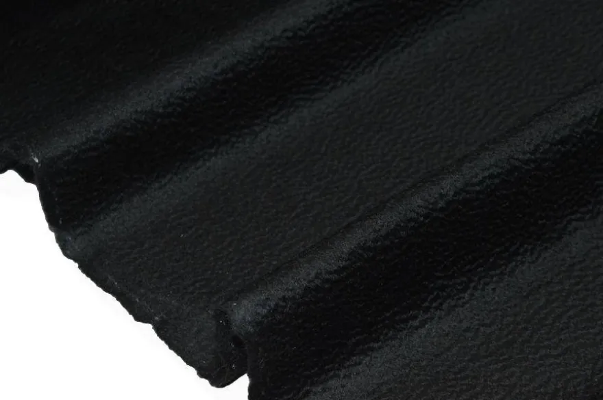 TESSUTO CAPPOTTO PURO CASHMERE ZIBELLINATO NERO