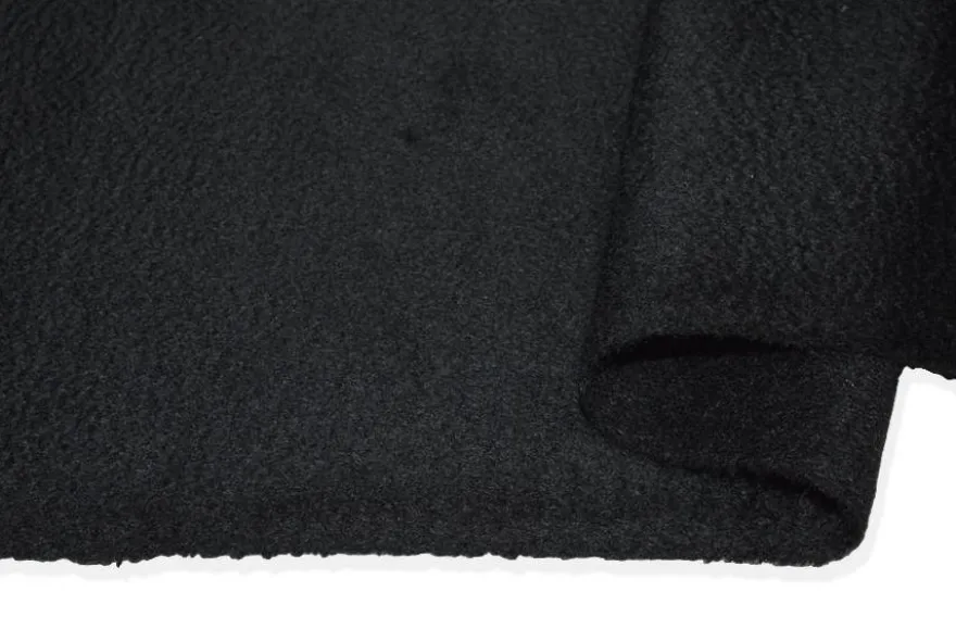 TESSUTO CAPPOTTO PURO CASHMERE NERO