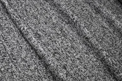 TESSUTO CAPPOTTO TWEED BIANCO E NERO