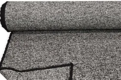 TESSUTO CAPPOTTO TWEED BIANCO E NERO