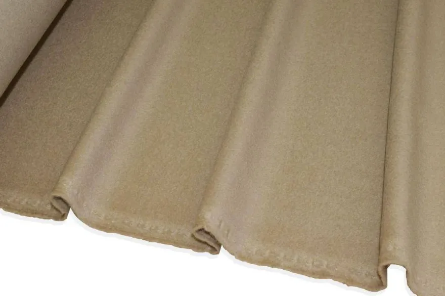 TESSUTO CAPPOTTO VELOUR MISTO CASHMERE COLOR SABBIA
