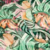 TESSUTO CHIFFON FANTASIA FOGLIA VERDE