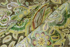 TESSUTO CHIFFON MISTO SETA FANTASIA VERDE