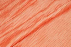 TESSUTO CHIFFON PLISSETTATO ARANCIO