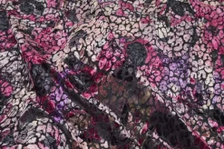 TESSUTO CINIGLIA DEVOREH STRETCH FANTASIA SFUMATA FUCSIA