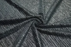 TESSUTO CINIGLIA STRETCH COSTINA LUREX ARGENTO