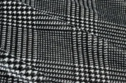 TESSUTO CINIGLIA STRETCH PRINCIPE DI GALLES BIANCO NERO