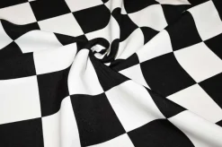TESSUTO COMFORT DAMA BIANCO NERO
