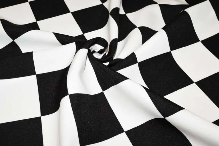 TESSUTO COMFORT DAMA BIANCO NERO