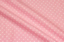 TESSUTO COTONE CUORICINI ROSA