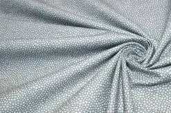TESSUTO COTONE FANTASIA EFFETTO BORBONESE GRIGIO