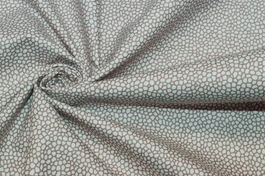 TESSUTO COTONE FANTASIA EFFETTO BORBONESE BEIGE