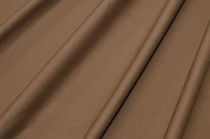 TESSUTO COTONE GABARDINE STRETCH CAMMELLO