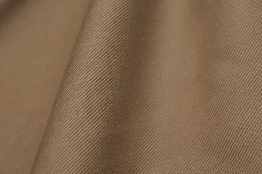 TESSUTO COTONE GABARDINE STRETCH CAMMELLO
