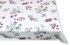TESSUTO COTONE PANAMA FANTASIA FICHI