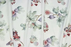 TESSUTO COTONE PANAMA FANTASIA FICHI