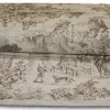 TESSUTO COTONE PANAMA TOILE DE JOUY BEIGE