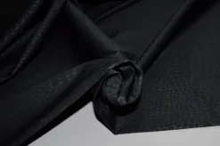 TESSUTO COTONE PITONATO NERO