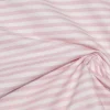TESSUTO COTONE RIGHE ROSA E CELESTE