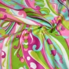 TESSUTO COTONE STREATCH FANTASIA MULTICOLOR ROSA