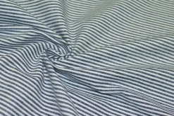 TESSUTO COTONE STREATCH MICRO RIGHINO BLU