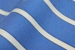 TESSUTO COTONE STRETCH PER CAMICERIA RIGONE AZZURRO