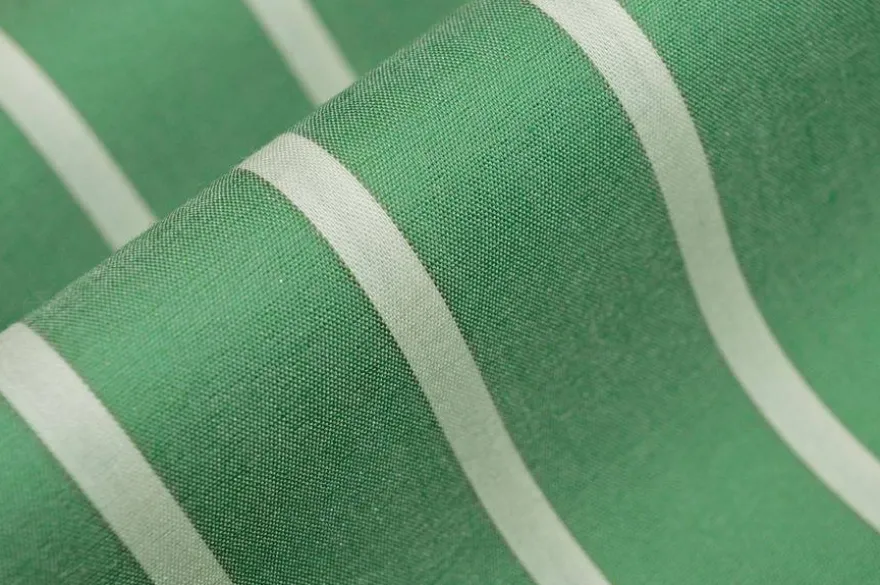 TESSUTO COTONE STRETCH PER CAMICERIA RIGONE VERDE