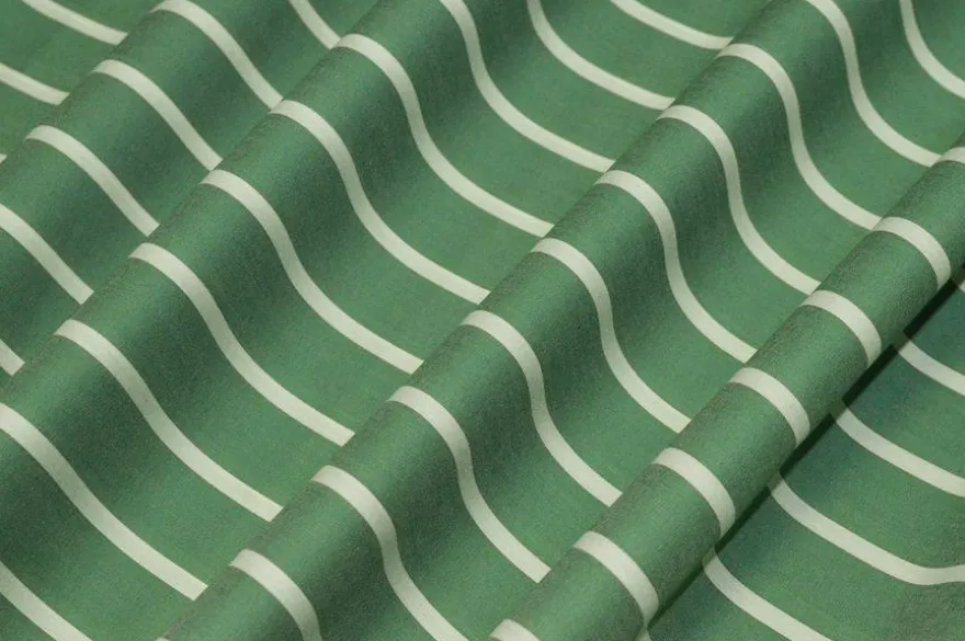 TESSUTO COTONE STRETCH PER CAMICERIA RIGONE VERDE