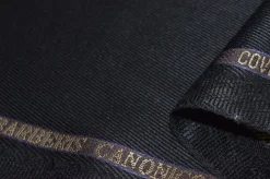 TESSUTO COVER COAT VITALE BARBERIS CANONICO NERO