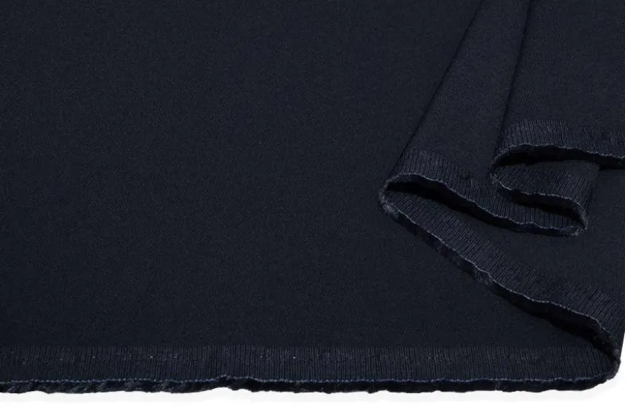 TESSUTO CREPE CADY STRETCH BLU SCURO