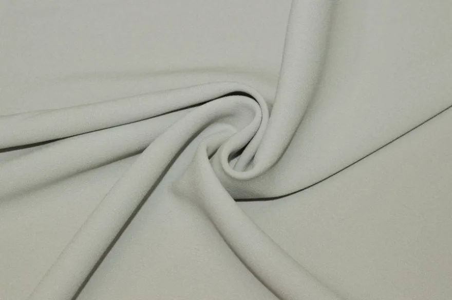TESSUTO CREPE CADY STRETCH GRIGIO PERLA