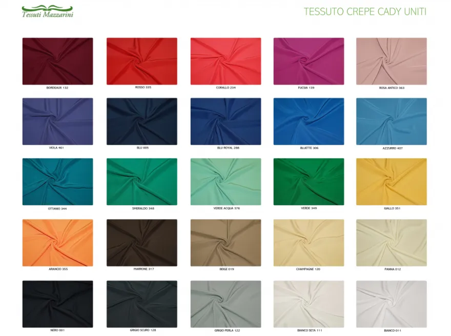 TESSUTO CREPE CADY UNITI