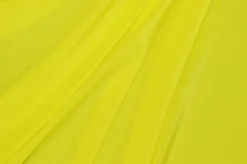 TESSUTO CREPE DE CHINE GIALLO FLOU