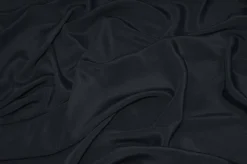 TESSUTO CREPE DE CHINE MISTO VISCOSA NERO