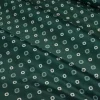 TESSUTO CREPE DE CHINE PURA SETA FANTASIA GEOMETRICA VERDONE