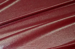 TESSUTO CREPE DE CHINE ROSSO LUREX ARGENTO