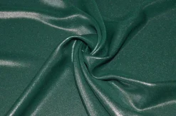 TESSUTO CREPE DE CHINE VERDONE LUREX ARGENTO