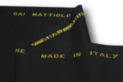 TESSUTO CREPE PURA LANA NERO GAI MATTIOLO