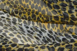 TESSUTO CREPON PURA SETA ANIMALIER