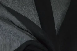 TESSUTO CREPON PURA SETA NERO