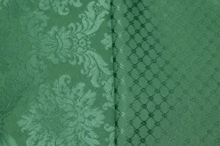 TESSUTO DAMASCATO COORDINATI VERDE