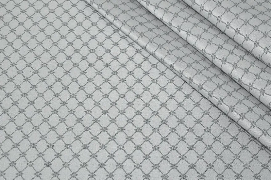 TESSUTO DAMASCATO COORDINATI GRIGIO