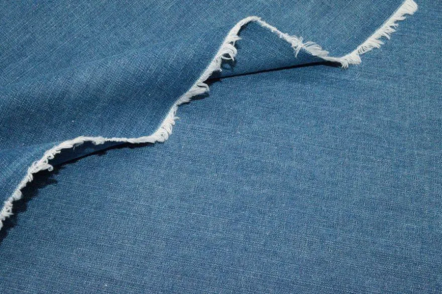TESSUTO DENIM TRATTATO AZZURRO 063